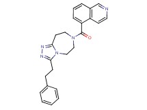 7-(isoquinolin-5-ylcarbonyl)-3-(2-phenylethyl)-6,7,8,9-tetrahydro-5H-[1,2,4]triazolo[4,3-d][1,4]diazepine