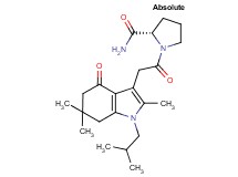 1-[(1-isobutyl-2,6,6-trimethyl-4-oxo-4,5,6,7-tetrahydro-1H-indol-3-yl)acetyl]-L-prolinamide