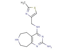 N~4~-[(2-methyl-1,3-thiazol-4-yl)methyl]-6,7,8,9-tetrahydro-5H-pyrimido[4,5-d]azepine-2,4-diamine