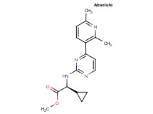 methyl (2S)-cyclopropyl{[4-(2,6-dimethylpyridin-3-yl)pyrimidin-2-yl]amino}acetate