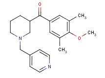 (4-methoxy-3,5-dimethylphenyl)[1-(4-pyridinylmethyl)-3-piperidinyl]methanone