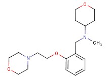 N-methyl-N-[2-(2-morpholin-4-ylethoxy)benzyl]tetrahydro-2H-pyran-4-amine