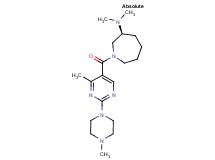 (3S)-N,N-dimethyl-1-{[4-methyl-2-(4-methylpiperazin-1-yl)pyrimidin-5-yl]carbonyl}azepan-3-amine