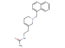 N-{2-[1-(1-naphthylmethyl)-1,2,5,6-tetrahydropyridin-3-yl]ethyl}acetamide
