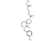 methyl 5-[7-(3-methylbenzyl)-6-oxo-2,7-diazaspiro[4.5]dec-2-yl]-5-oxopentanoate