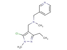 1-(5-chloro-3-ethyl-1-methyl-1H-pyrazol-4-yl)-N-methyl-N-(pyridin-3-ylmethyl)methanamine