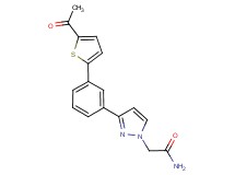 2-{3-[3-(5-acetyl-2-thienyl)phenyl]-1H-pyrazol-1-yl}acetamide