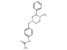 N-{4-[(4-methyl-3-phenylpiperazin-1-yl)methyl]phenyl}acetamide