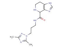 N-[3-(3,5-dimethyl-1H-1,2,4-triazol-1-yl)propyl]-4,5,6,7-tetrahydro-1H-imidazo[4,5-c]pyridine-4-carboxamide dihydrochloride