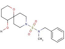 N-benzyl-5-hydroxy-N-methyl-1-oxa-9-azaspiro[5.5]undecane-9-sulfonamide