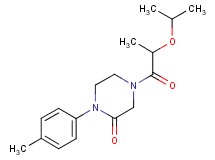 4-(2-isopropoxypropanoyl)-1-(4-methylphenyl)-2-piperazinone