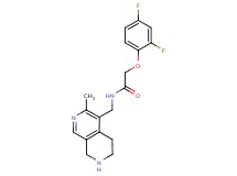 2-(2,4-difluorophenoxy)-N-[(3-methyl-5,6,7,8-tetrahydro-2,7-naphthyridin-4-yl)methyl]acetamide dihydrochloride