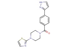 1-[4-(1H-pyrazol-3-yl)benzoyl]-4-(1,3-thiazol-2-yl)piperazine