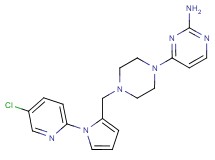 4-(4-{[1-(5-chloropyridin-2-yl)-1H-pyrrol-2-yl]methyl}piperazin-1-yl)pyrimidin-2-amine