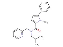 N-isobutyl-1-methyl-5-phenyl-N-(pyridin-2-ylmethyl)-1H-pyrrole-2-carboxamide