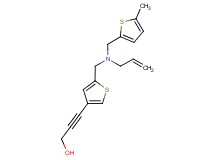 3-[5-({allyl[(5-methyl-2-thienyl)methyl]amino}methyl)-3-thienyl]prop-2-yn-1-ol