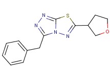 3-benzyl-6-(tetrahydrofuran-3-yl)[1,2,4]triazolo[3,4-b][1,3,4]thiadiazole