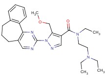 N-[2-(diethylamino)ethyl]-1-(6,7-dihydro-5H-benzo[6,7]cyclohepta[1,2-d]pyrimidin-2-yl)-N-ethyl-5-(methoxymethyl)-1H-pyrazole-4-carboxamide