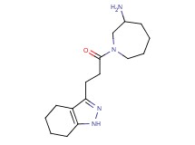 1-[3-(4,5,6,7-tetrahydro-1H-indazol-3-yl)propanoyl]-3-azepanamine dihydrochloride