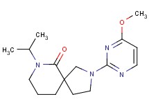 7-isopropyl-2-(4-methoxypyrimidin-2-yl)-2,7-diazaspiro[4.5]decan-6-one