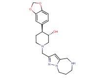 rel-(3S,4S)-4-(1,3-benzodioxol-5-yl)-1-(5,6,7,8-tetrahydro-4H-pyrazolo[1,5-a][1,4]diazepin-2-ylmethyl)-3-piperidinol dihydrochloride