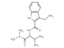 N-{1-[(dimethylamino)carbonyl]-2-methylpropyl}-3-ethyl-1H-indole-2-carboxamide