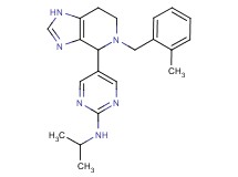 N-isopropyl-5-[5-(2-methylbenzyl)-4,5,6,7-tetrahydro-1H-imidazo[4,5-c]pyridin-4-yl]pyrimidin-2-amine