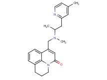 7-({methyl[1-methyl-2-(4-methylpyridin-2-yl)ethyl]amino}methyl)-2,3-dihydro-1H,5H-pyrido[3,2,1-ij]quinolin-5-one