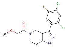 3-(2,4-dichloro-5-fluorophenyl)-5-(methoxyacetyl)-4,5,6,7-tetrahydro-1H-pyrazolo[4,3-c]pyridine