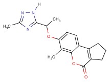 6-methyl-7-[1-(3-methyl-1H-1,2,4-triazol-5-yl)ethoxy]-2,3-dihydrocyclopenta[c]chromen-4(1H)-one