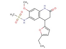 N-[4-(5-ethyl-2-furyl)-7-methoxy-2-oxo-1,2,3,4-tetrahydroquinolin-6-yl]methanesulfonamide