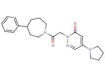 2-[2-oxo-2-(4-phenylazepan-1-yl)ethyl]-5-pyrrolidin-1-ylpyridazin-3(2H)-one