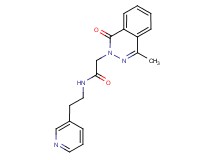 2-(4-methyl-1-oxo-2(1H)-phthalazinyl)-N-[2-(3-pyridinyl)ethyl]acetamide