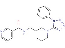 N-{[1-(1-phenyl-1H-tetrazol-5-yl)piperidin-3-yl]methyl}nicotinamide