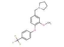 1-{3-methoxy-4-[4-(trifluoromethyl)phenoxy]benzyl}pyrrolidine