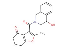 3-[(4-hydroxy-3,4-dihydroisoquinolin-2(1H)-yl)carbonyl]-2-methyl-6,7-dihydro-1-benzofuran-4(5H)-one