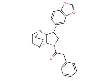 (3R*,3aR*,7aR*)-3-(1,3-benzodioxol-5-yl)-1-(phenylacetyl)octahydro-4,7-ethanopyrrolo[3,2-b]pyridine