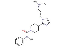 4-{1-[3-(dimethylamino)propyl]-1H-imidazol-2-yl}-N-methyl-N-phenyl-1-piperidinecarboxamide