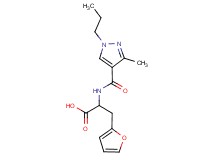 3-(2-furyl)-N-[(3-methyl-1-propyl-1H-pyrazol-4-yl)carbonyl]alanine