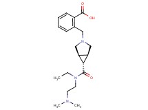 2-[((1R*,5S*,6r)-6-{[[2-(dimethylamino)ethyl](ethyl)amino]carbonyl}-3-azabicyclo[3.1.0]hex-3-yl)methyl]benzoic acid