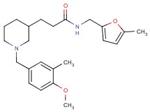 3-[1-(4-methoxy-3-methylbenzyl)-3-piperidinyl]-N-[(5-methyl-2-furyl)methyl]propanamide