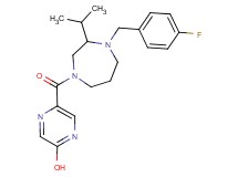 5-{[4-(4-fluorobenzyl)-3-isopropyl-1,4-diazepan-1-yl]carbonyl}pyrazin-2-ol
