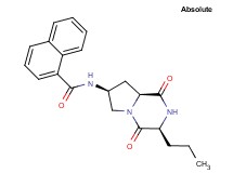 N-[(3S,7S,8aS)-1,4-dioxo-3-propyloctahydropyrrolo[1,2-a]pyrazin-7-yl]-1-naphthamide