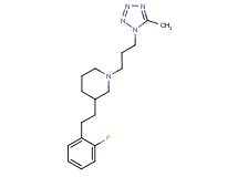 3-[2-(2-fluorophenyl)ethyl]-1-[3-(5-methyl-1H-tetrazol-1-yl)propyl]piperidine
