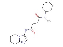 N-cyclohexyl-N-methyl-N'-(5,6,7,8-tetrahydroimidazo[1,2-a]pyridin-3-yl)succinamide