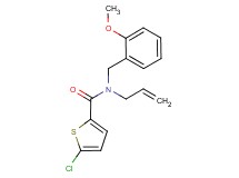N-allyl-5-chloro-N-(2-methoxybenzyl)thiophene-2-carboxamide