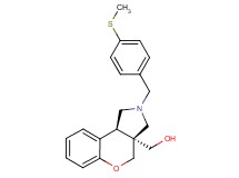 [(3aS*,9bS*)-2-[4-(methylthio)benzyl]-1,2,3,9b-tetrahydrochromeno[3,4-c]pyrrol-3a(4H)-yl]methanol