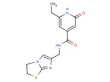N-(2,3-dihydroimidazo[2,1-b][1,3]thiazol-6-ylmethyl)-6-ethyl-2-oxo-1,2-dihydropyridine-4-carboxamide