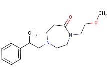 4-(2-methoxyethyl)-1-(2-phenylpropyl)-1,4-diazepan-5-one