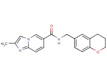 N-(3,4-dihydro-2H-chromen-6-ylmethyl)-2-methylimidazo[1,2-a]pyridine-6-carboxamide